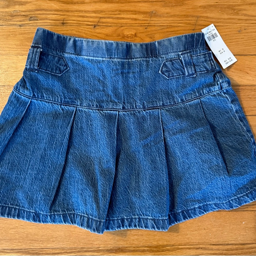 Abercrombie kids Jean skort NWT size 9/10